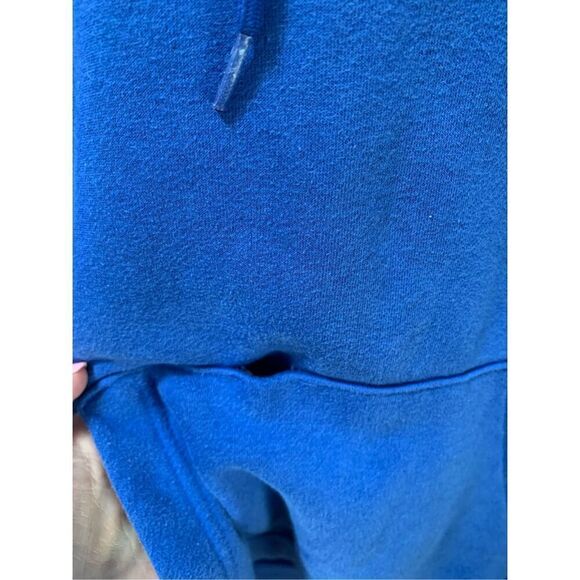 Reebok Identity Fleece Over-The-Head Hoodie Blue Mens Medium - Picture 7 of 8